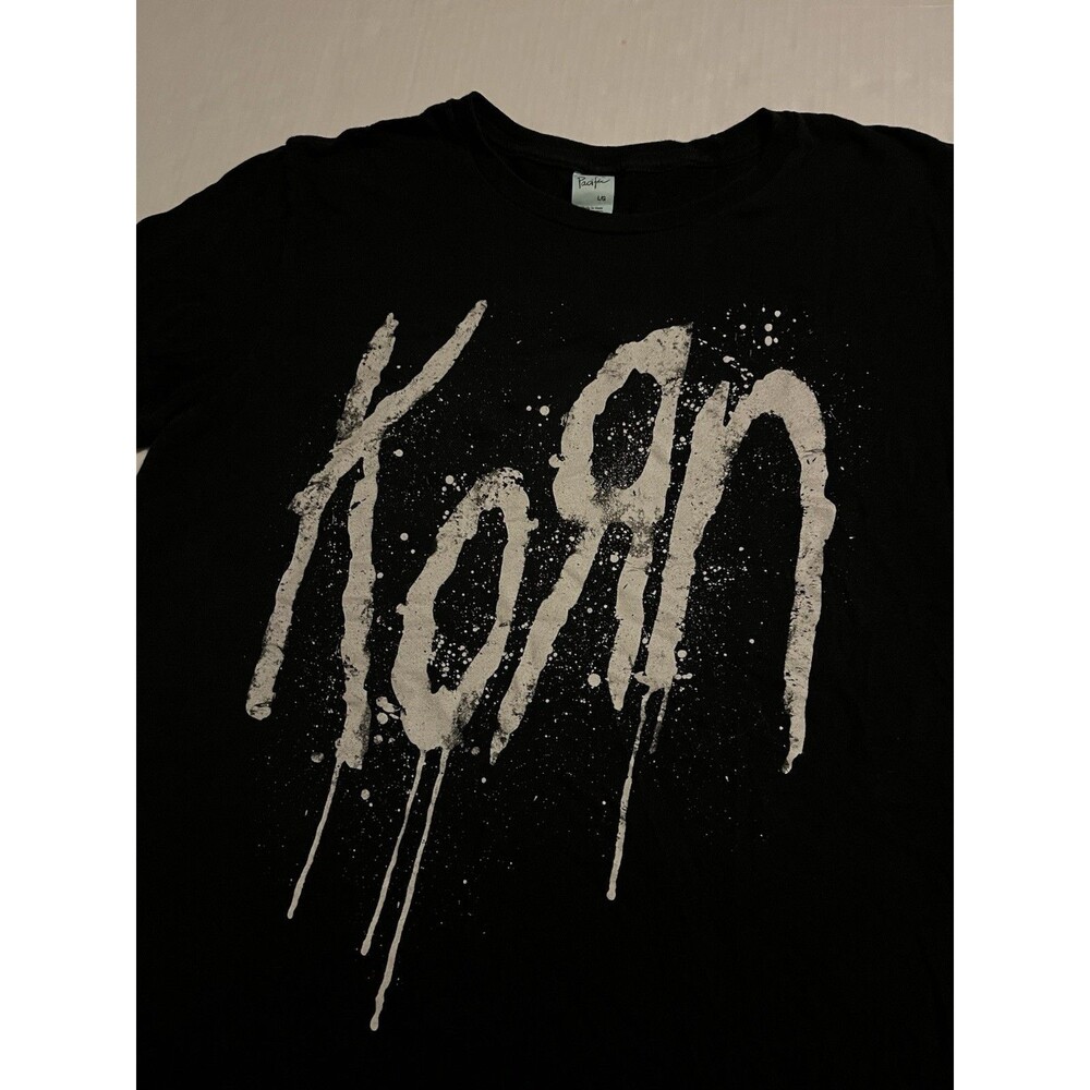 KORN Still A Freak Pacific Paint Graffiti Double Sided Metal Band T-Shirt LARGE